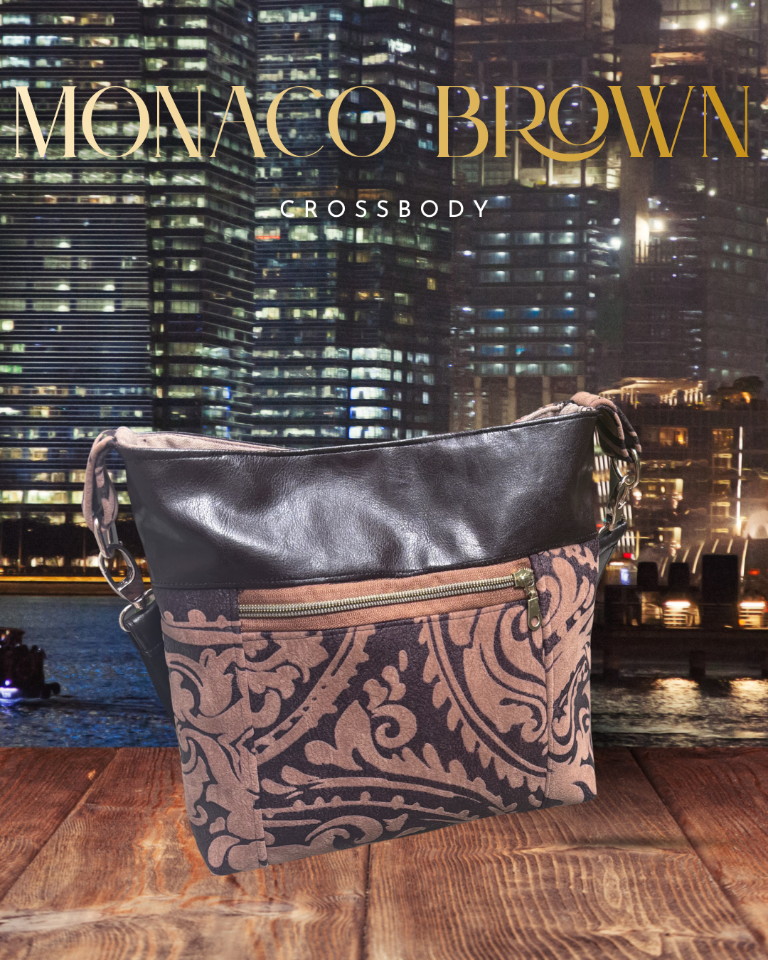 Monaco Brown Crossbody