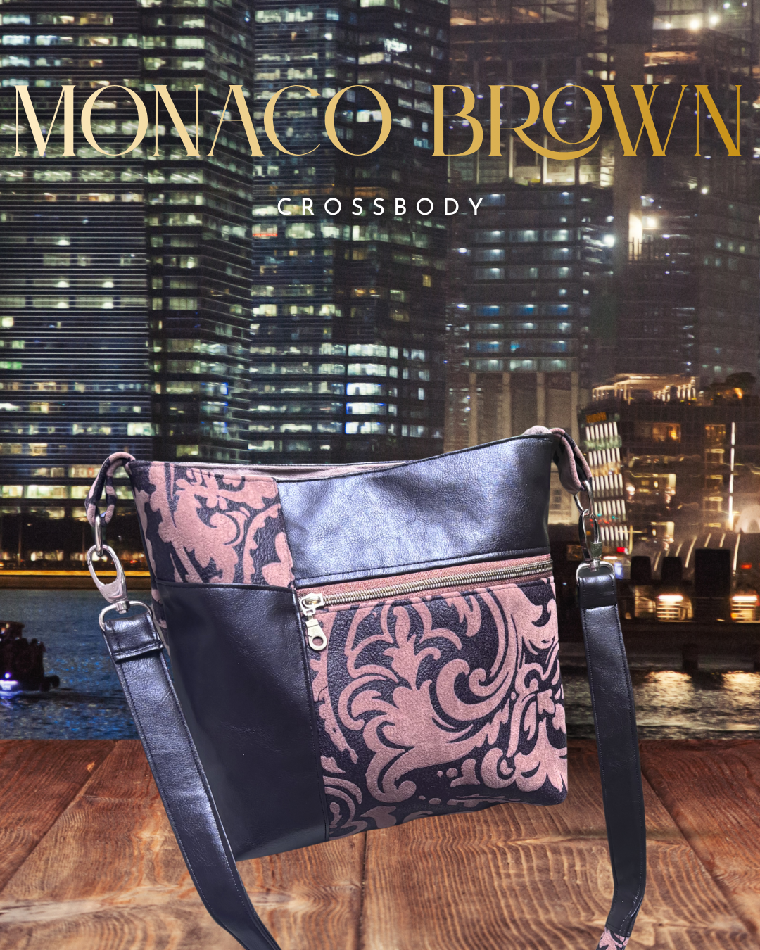 Monaco Brown Crossbody